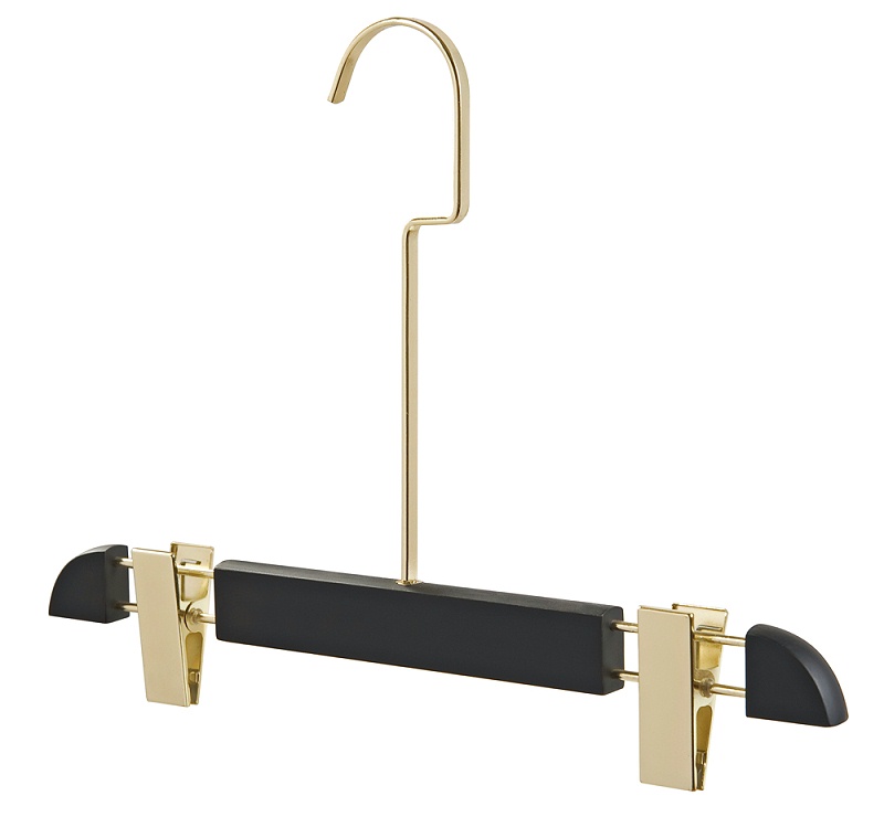 實(shí)木衣架扁鉤珍珠鎳