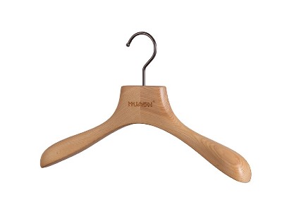 寬肩西裝實木衣架19F03