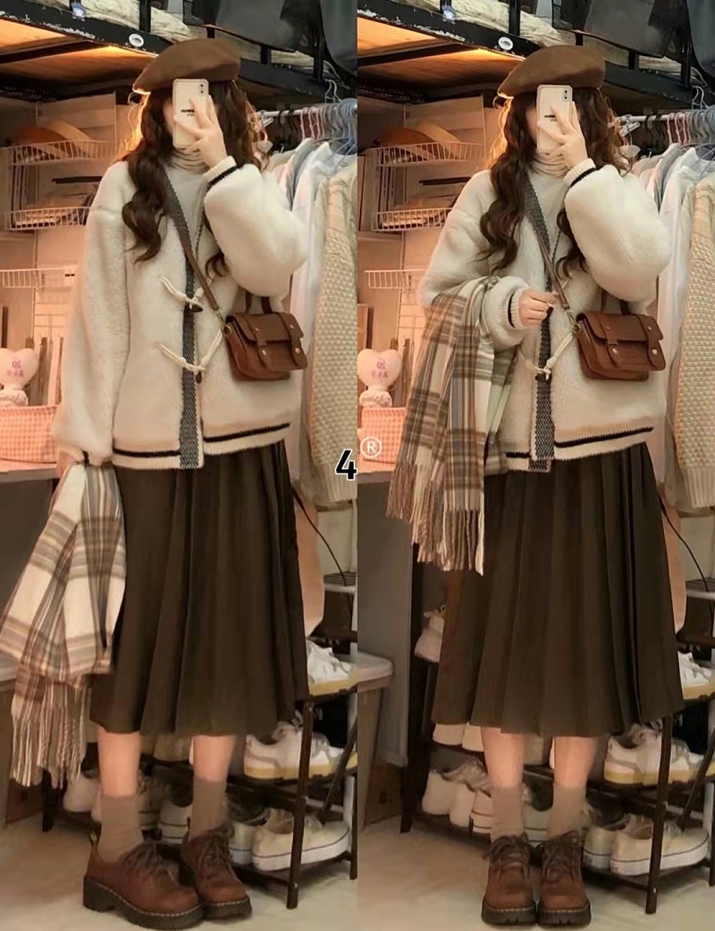 冬季穿搭--甜美可人風