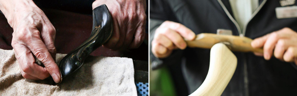 華恩衣架-數(shù)十道工序--手工打磨